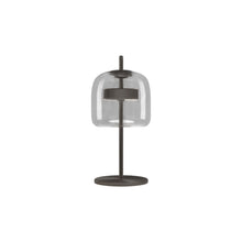 Load image into Gallery viewer, Jube LED Table Lamp in Crystal Transparent/Matt Black(Small).