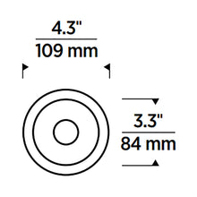 Load image into Gallery viewer, Entra CL 3-Inch LED Downlight Trim/Module - line drawing.