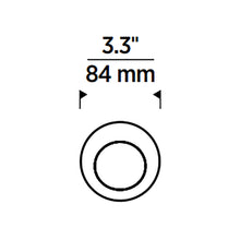 Load image into Gallery viewer, Entra CL 3-Inch LED Wall Wash Trim/Module - line drawing.