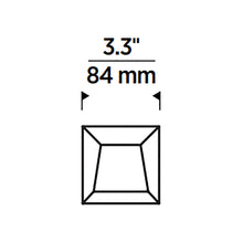 Load image into Gallery viewer, Entra CL 3-Inch LED Wall Wash Trim/Module - line drawing.