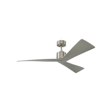 Load image into Gallery viewer, Adler Ceiling Fan in Brushed Steel (52-Inch).