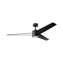 Load image into Gallery viewer, Armstrong LED Ceiling Fan in Midnight Black.