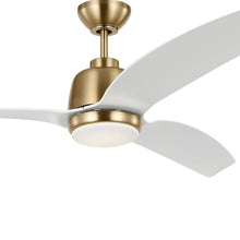Load image into Gallery viewer, Avila Outdoor LED Ceiling Fan in Detail.
