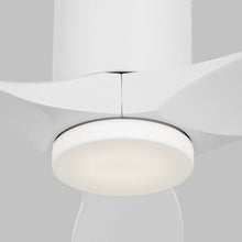 Load image into Gallery viewer, Collins Smart Hugger Outdoor LED Ceiling Fan in Detail.