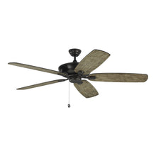 Load image into Gallery viewer, Colony Ceiling Fan in Aged Pewter/Light Grey Weathered Oak / Without Light (60-Inch).