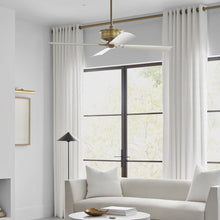 Load image into Gallery viewer, Subway Outdoor Ceiling Fan in living room.