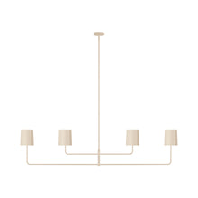 Load image into Gallery viewer, Go Lightly Linear Chandelier in China White (4-Light).