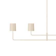 Load image into Gallery viewer, Go Lightly Linear Chandelier in Detail.