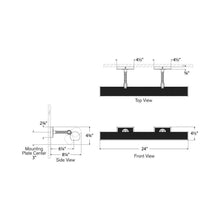 Load image into Gallery viewer, Halwell Picture Light - line drawing.