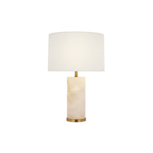 Load image into Gallery viewer, Lineham Table Lamp in Alabaster(Small).