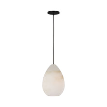 Load image into Gallery viewer, Alina Pendant Light in Nightshade Black/Alabaster (Medium).