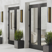 Load image into Gallery viewer, Anton Outdoor LED Wall Light in Outside Area.