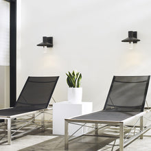 Load image into Gallery viewer, Ash Cylinder Outdoor LED Wall Light Outside Area.
