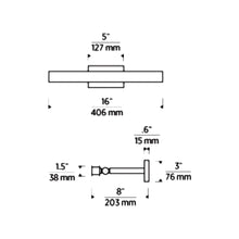 Load image into Gallery viewer, Bau LED Picture Light - line drawing.