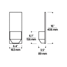 Load image into Gallery viewer, Bling Wall Light - line drawing.