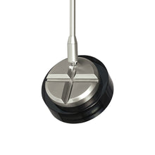 Load image into Gallery viewer, Brim LED MonoRail Head in Transparent Smoke/Satin Nickel.