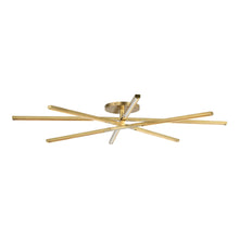 Load image into Gallery viewer, Cityscape LED Flush Mount Ceiling Light in Hand Rubbed Antique Brass (X-Grande).