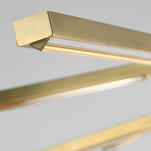 Load image into Gallery viewer, Cityscape LED Flush Mount Ceiling Light in Detail.