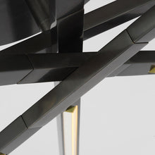 Load image into Gallery viewer, Cityscape LED Flush Mount Ceiling Light in Detail.