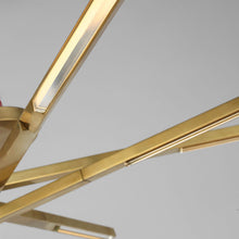 Load image into Gallery viewer, Cityscape LED Flush Mount Ceiling Light in Detail.