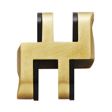Load image into Gallery viewer, Collier Isolated Mechanical Connector in Natural Brass.