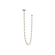 Load image into Gallery viewer, Collier LED Chandelier in Hand Rubbed Antique Brass/Crystal (89.7-Inch).