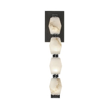Load image into Gallery viewer, Collier LED Wall Light in Bronze/Alabaster (14.8-Inch).