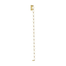 Load image into Gallery viewer, Collier LED Wall Light in Hand Rubbed Antique Brass/Crystal (53-Inch).