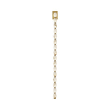 Load image into Gallery viewer, Collier LED Wall Light in Hand Rubbed Antique Brass/Alabaster (53-Inch).
