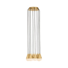 Load image into Gallery viewer, Cupola LED Chandelier in Hand Rubbed Antique Brass (8-Light).