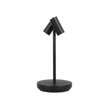 Load image into Gallery viewer, Doppia LED Table Lamp in Black (Small).