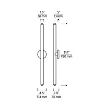 Load image into Gallery viewer, Ebell LED Wall Light - line drawing.