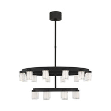 Load image into Gallery viewer, Esfera LED Chandelier in Nightshade Black (20-Light).