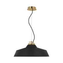 Load image into Gallery viewer, Forge LED Pendant Light in Nightshade Black (X-Large Short).