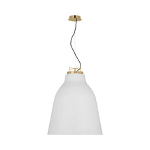 Load image into Gallery viewer, Forge LED Pendant Light in Matte White (X-Large Tall).