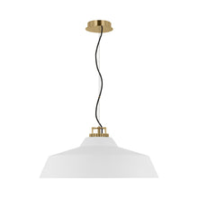 Load image into Gallery viewer, Forge LED Pendant Light in Matte White (Grande Short).