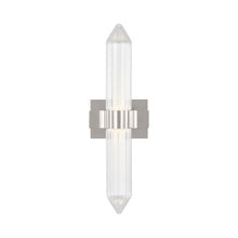 Load image into Gallery viewer, Langston Bath LED Wall Light in Polished Nickel.