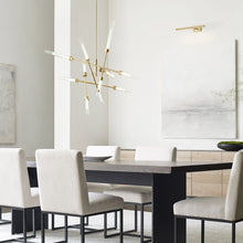 Load image into Gallery viewer, Linger LED Abstract Chandelier in living room.