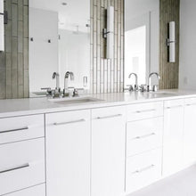 Load image into Gallery viewer, Milan LED Bath Vanity Light in bathroom.