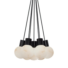 Load image into Gallery viewer, Mina 7-Light LED Chandelier in Detail.