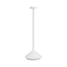 Load image into Gallery viewer, Moneta LED Table Lamp in Matte White (Large).