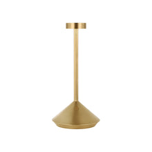 Load image into Gallery viewer, Moneta LED Table Lamp in Hand Rubbed Antique Brass (Small).