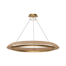 Load image into Gallery viewer, Noa LED Chandelier in Hand Rubbed Antique Brass/Natural (X-Large).