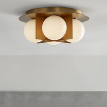 Load image into Gallery viewer, Orbel Flush Mount Ceiling Light in Detail.