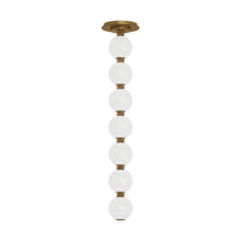 Load image into Gallery viewer, Perle LED Pendant Light in Natural Brass (26.2-Inch).