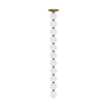 Load image into Gallery viewer, Perle LED Pendant Light in Natural Brass (38.9-Inch).