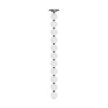 Load image into Gallery viewer, Perle LED Pendant Light in Polished Nickel (38.9-Inch).