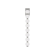 Load image into Gallery viewer, Perle LED Wall Light in Polished Nickel (28-Inch).