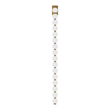 Load image into Gallery viewer, Perle LED Wall Light in Natural Brass (53-Inch).