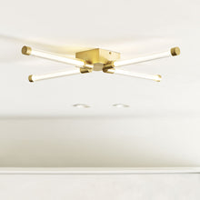 Load image into Gallery viewer, Phobos LED Wide Flush Mount Ceiling Light in Detail.